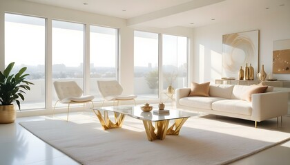 Photo interior modern design room 3d illustration