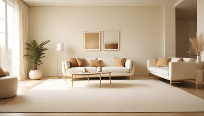 Photo interior modern design room 3d illustration
