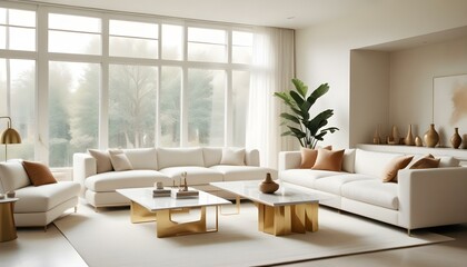 Fototapeta premium Photo interior modern design room 3d illustration