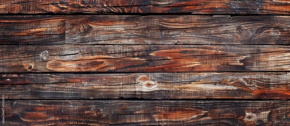 Poster free wood plank texture background with copy space image ideal for product or advertising design