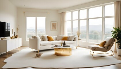 Fototapeta premium Photo interior modern design room 3d illustration