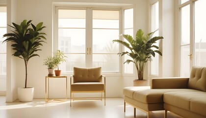 Photo interior modern design room 3d illustration