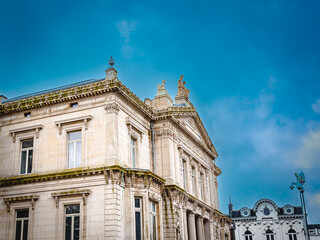 Antique building view in Spa, Belgium