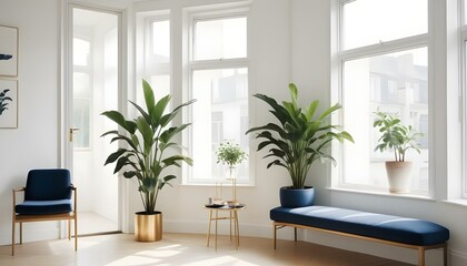 Photo interior modern design room 3d illustration