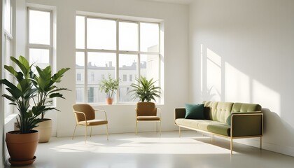 Photo interior modern design room 3d illustration