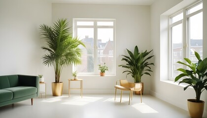 Photo interior modern design room 3d illustration