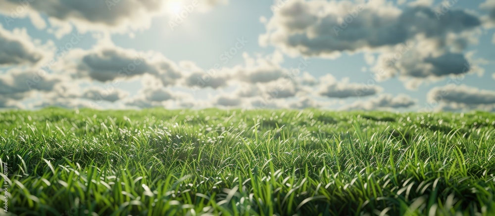 Canvas Prints grassy field ideal for photos and videos with copy space image available
