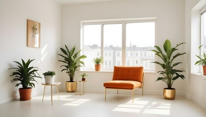 Photo interior modern design room 3d illustration