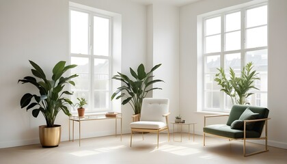 Photo interior modern design room 3d illustration