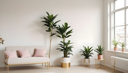 Photo interior modern design room 3d illustration