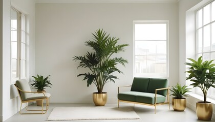 Photo interior modern design room 3d illustration