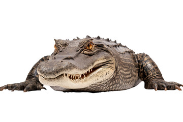 Fototapeta premium Crocodile PNG image with transparent background ideal for wildlife, reptile conservation, and nature-themed graphic design projects