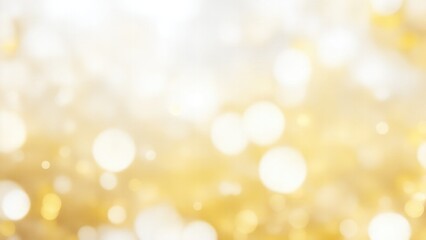 Obraz premium Yellow silver and white abstract blur bokeh background