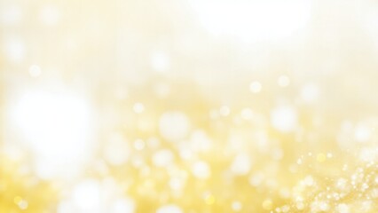 Obraz premium Yellow silver and white abstract blur bokeh background
