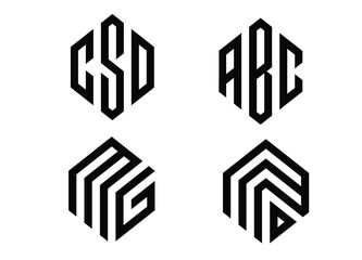Obraz premium Grid logo designs