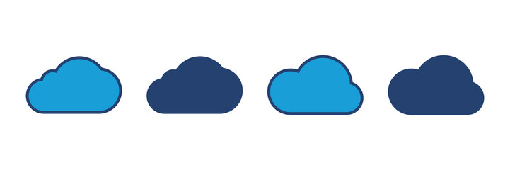 cloud icon vector. cloud vector icon