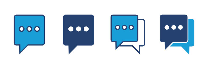 Chat icon vector. speech bubble icon. comment icon vector. message. contact us