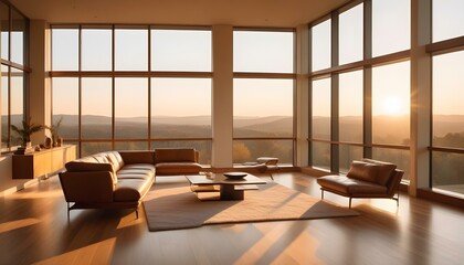 Photo interior modern design room 3d illustration