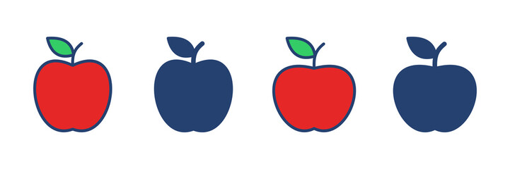 Apple icon vector. Apple vector icon. apple symbols for your web design.