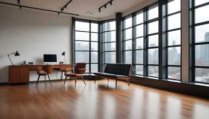 Photo interior modern design room 3d illustration