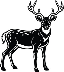 deer silhouette vector