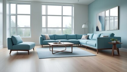 Photo interior modern design room 3d illustration