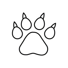 Wildlife icon vector stock illustration