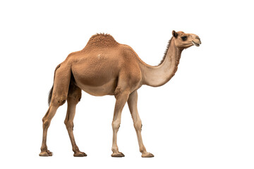 Camel PNG on transparent background for desert wildlife, travel, and nature design projects. Perfect for adding exotic wildlife elements to outdoor, safari, and adventure-themed visuals.