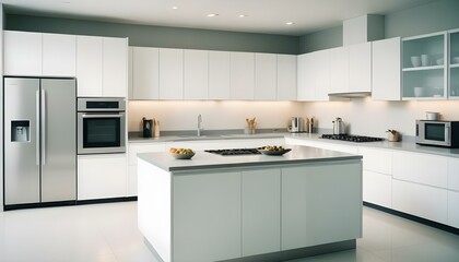 Fototapeta premium Photo interior modern design room 3d illustration