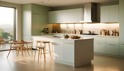 Photo interior modern design room 3d illustration