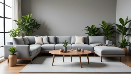 Photo interior modern design room 3d illustration