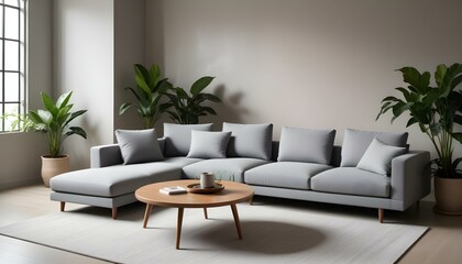 Photo interior modern design room 3d illustration