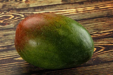 Sweet juicy green and red mango
