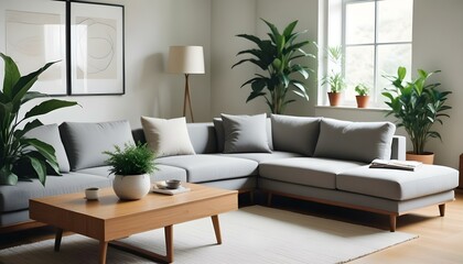 Photo interior modern design room 3d illustration