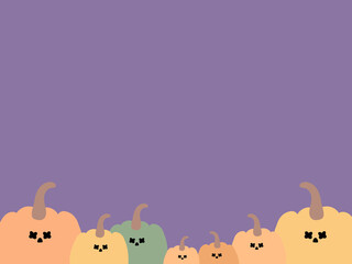 4:3 ハロウィンのおばけかぼちゃフレーム⭐︎