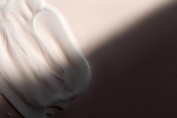 face cream texture on white surface