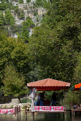Gazebos on the water Antalya, Turkey. Part 2.