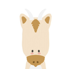 cute animals_goat illustration