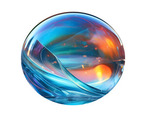 Light blue abstract transparent object that blends seamlessly into its background