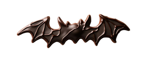 A detailed digital illustration of a spooky bat with spread wings, perfect for Halloween and themed decor.