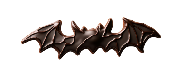 A detailed digital illustration of a spooky bat with spread wings, perfect for Halloween and themed decor.