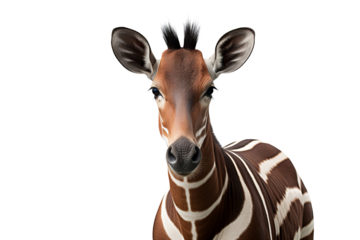 Detailed Quagga with transparent background, ideal for wildlife and educational projects, vector art of extinct zebra species for digital and print use