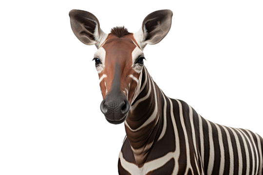 Detailed Quagga with transparent background, ideal for wildlife and educational projects, vector art of extinct zebra species for digital and print use