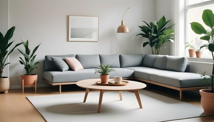 Photo interior modern design room 3d illustration