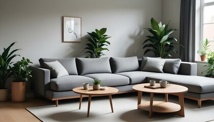 Fototapeta premium Photo interior modern design room 3d illustration