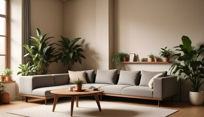 Photo interior modern design room 3d illustration