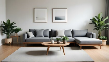 Photo interior modern design room 3d illustration