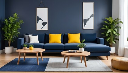Photo interior modern design room 3d illustration