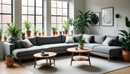 Photo interior modern design room 3d illustration