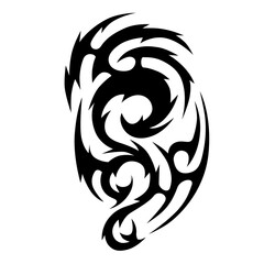 Tattoo designs. Tattoo tribal vector designs. Art tribal tattoo.